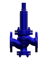 Safety overflow valve T27 F without auxiliary power, for liquids and gas-image